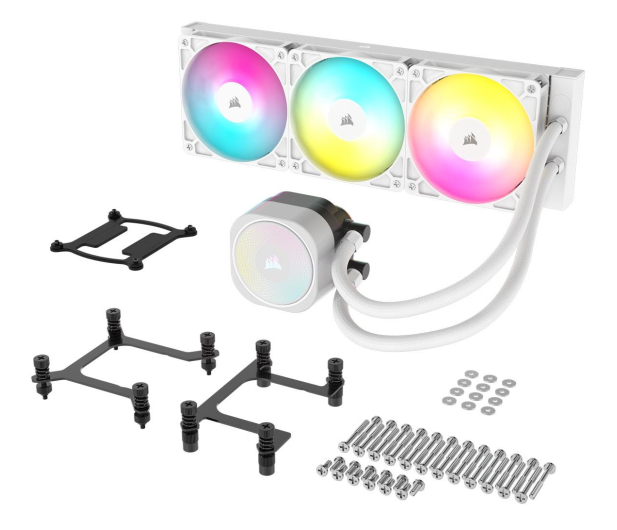 CORSAIR NAUTILUS 360 RS ARGB White 3x120mm - 1286837 - zdjęcie 6